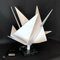 Italian Sculptural Acrylic Glass and Marble Table Lamp, 1970s, Image 3