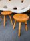 French Pine Stool attributed to Charlotte Perriand, 1960s 4