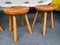 French Pine Stool attributed to Charlotte Perriand, 1960s 2