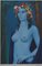 Lithographie Felix Labisse, Woman In Blue 1