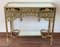 Antique French Bronze Mirrored Dressing Table or Vanity with Three Drawers 4
