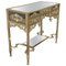 Antique French Bronze Mirrored Dressing Table or Vanity with Three Drawers, Image 2