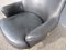 Vintage Scandinavian Black Leather Lounge Chair by Arne Norell for Arne Norell AB 2