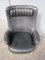 Vintage Scandinavian Black Leather Lounge Chair by Arne Norell for Arne Norell AB 11