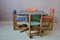 Childrens Tables and Chairs from ZSCHOCKE, 1960s, Set of 5, Image 1