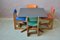 Childrens Tables and Chairs from ZSCHOCKE, 1960s, Set of 5, Image 5