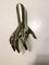 Applique modernista a forma di mano in acciaio cromato di Maison Arlus nello stile di Alberto Giacometti, anni '60, Immagine 7