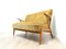 Mid-Century Swedish Velvet & Beech Frame Sofa, 1950s, Image 6