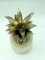Antique Chiseled Brass and Gilt Pineapple Box Caddy, 1970 7
