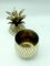 Antique Chiseled Brass and Gilt Pineapple Box Caddy, 1970 6