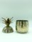 Antique Chiseled Brass and Gilt Pineapple Box Caddy, 1970 3