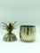 Antique Chiseled Brass and Gilt Pineapple Box Caddy, 1970, Image 3