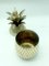 Antique Chiseled Brass and Gilt Pineapple Box Caddy, 1970 5