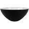 Black Metal and White Enamel Krenit Bowl by Herbert Krenchel, 1960s, Image 1