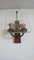 Mid-Century Italian Glass and Copper Wall Sconces, Set of 2 4