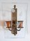 Mid-Century Italian Glass and Copper Wall Sconces, Set of 2, Image 3