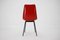 Red Fiberglass Dining or Desk Chair, Czechoslovakia, 1960s 6