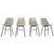 Mid-Century Fiberglass Dining Chairs, Czechoslovakia, 1960s, Set of 4 1