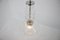 Lampade a sospensione grandi Mid-Century in vetro fatto a mano, anni '60, set di 2, Immagine 5