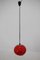 Mid-Century Red Pendant by Harvey Guzzini for Meblo, 1970s, Image 4
