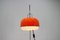 Rote Mid-Century Stehlampe von Harvey Guzzini für Meblo, Italien, 1970er 3