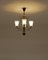 Swedish Grace Chandelier in Glass and Brass 7