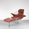 Seagull Chair & Footstool by Gosta & Eriksson for Fritz Hansen, Denmark, 1960, Set of 2 2