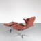Seagull Chair & Footstool by Gosta & Eriksson for Fritz Hansen, Denmark, 1960, Set of 2, Image 10