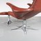 Seagull Chair & Footstool by Gosta & Eriksson for Fritz Hansen, Denmark, 1960, Set of 2 14