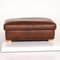 Brown Leather Valentino Ottoman from Machalke 8