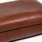 Brown Leather Valentino Ottoman from Machalke, Image 2