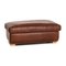 Brown Leather Valentino Ottoman from Machalke, Image 1