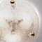 Textured Murano Flush Mount or Wall Light from Hillebrand, 1960s, Image 3