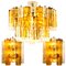 Large Wall Lights & Chandelier from from Barovier & Toso, Set of 3 1