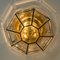 Large Clear Glass Flush Mount Or Wall Light from Limburg, 1960s, Image 7