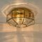 Large Clear Glass Flush Mount Or Wall Light from Limburg, 1960s, Image 4