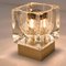 Wall or Ceiling Light in Brass with Glass Cubes from Peill & Putzler, 1970s 2