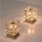 Wall or Ceiling Light in Brass with Glass Cubes from Peill & Putzler, 1970s 5