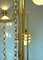 Handgemachte Kaskaden-Deckenlampe aus Messing und Glas im Art Deco Stil 13