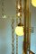 Handgemachte Kaskaden-Deckenlampe aus Messing und Glas im Art Deco Stil 11