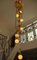 Art Deco Style Handmade Cascade Brass and Glass Ceiling Lamp 14