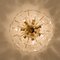Large Palazzo Light Fixture in Gilt Brass and Glass by J.T. Kalmar, Image 4