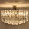 Large Palazzo Light Fixture in Gilt Brass and Glass by J.T. Kalmar 9