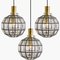 Iron and Bubble Glass Wall Lamps from Limburg, Germany, 1960, Set of 2 13