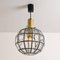 Large Iron and Clear Glass Light Fixture from Limburg, 1965 5