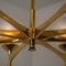 Chandelier with Opaline Brass in the Style of Sciolari 4