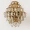 Chandeliers in Brass and Crystal Glass from Bakalowits & Sohne, Austria, 1960s, Set of 2, Image 10