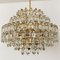 Chandeliers in Brass and Crystal Glass from Bakalowits & Sohne, Austria, 1960s, Set of 2 2