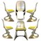 Metallic Ostergaard Space Age Chairs, 1970, Set of 6, Image 3