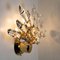 Large Crystal Gilded Brass Sconces by Oscar Torlasco for Stilkronen, Set of 2 7